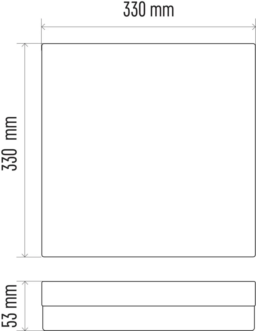 Emos TORI LED-plafondlamp ZM4324 - 24W - Neutraal Wit - afbeelding 5 van 6