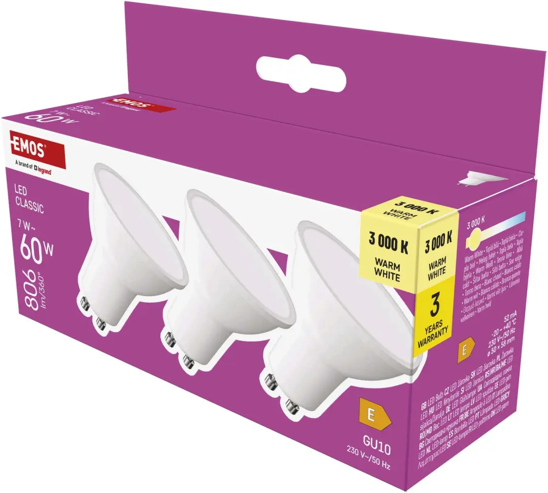 Emos Classic LED-lamp GU10 7W 806lm