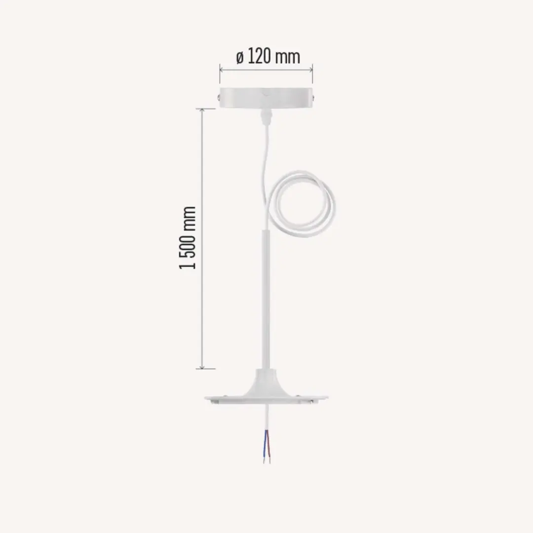 EMOS Ophangset voor LED-lamp ZM9000 - Wit - afbeelding 6 van 6