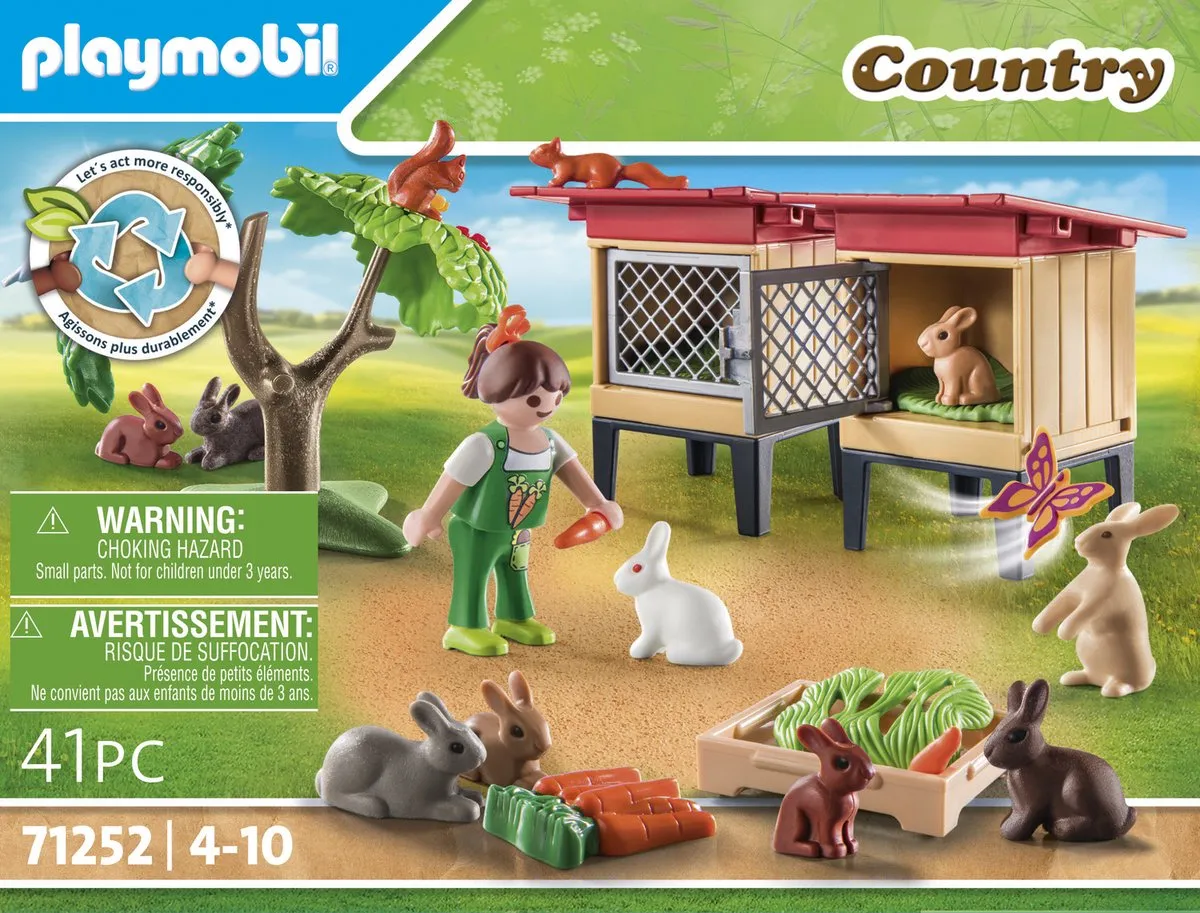 Playmobil Country Konijnenhok 71252 - Multicolor - afbeelding 6 van 6