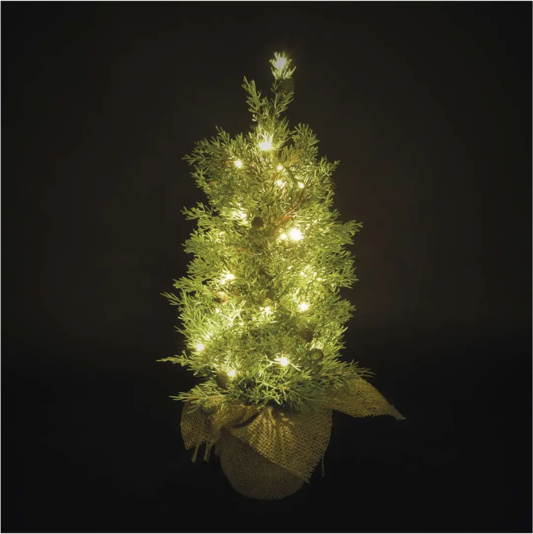 EMOS LED-kerstboom, 50 cm, voor binnen en buiten, warm wit, timer, DCTW31