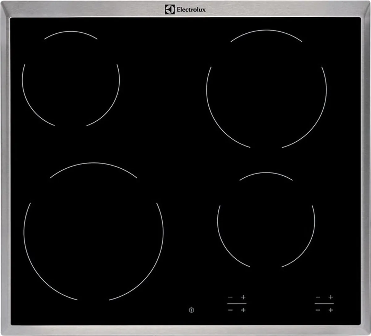 Electrolux EHF16240XK Inbouwkookplaat - 4 Zones - Zwart