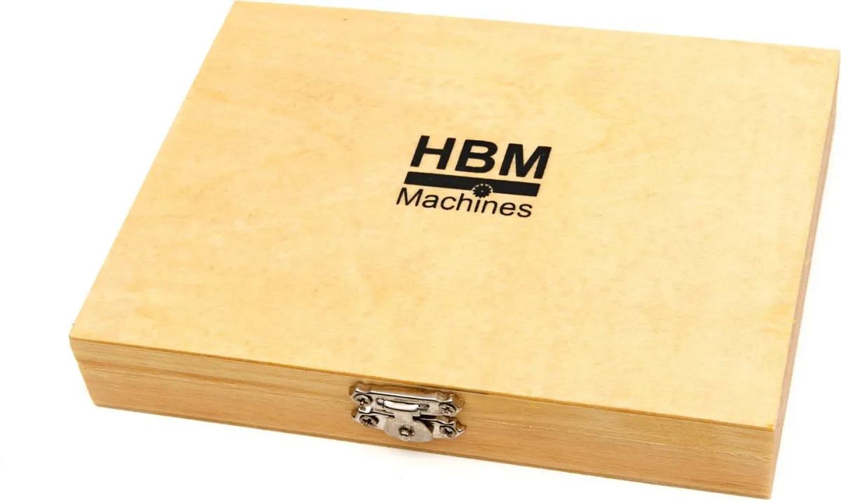 HBM 8-delige Houtborenset Model 2 - 3,0-6,0mm