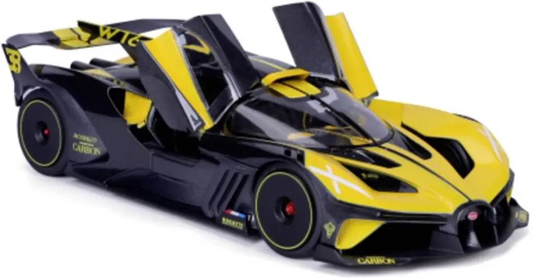 Maisto Bugatti Bolide 1:24 Auto - Geel - afbeelding 4 van 4