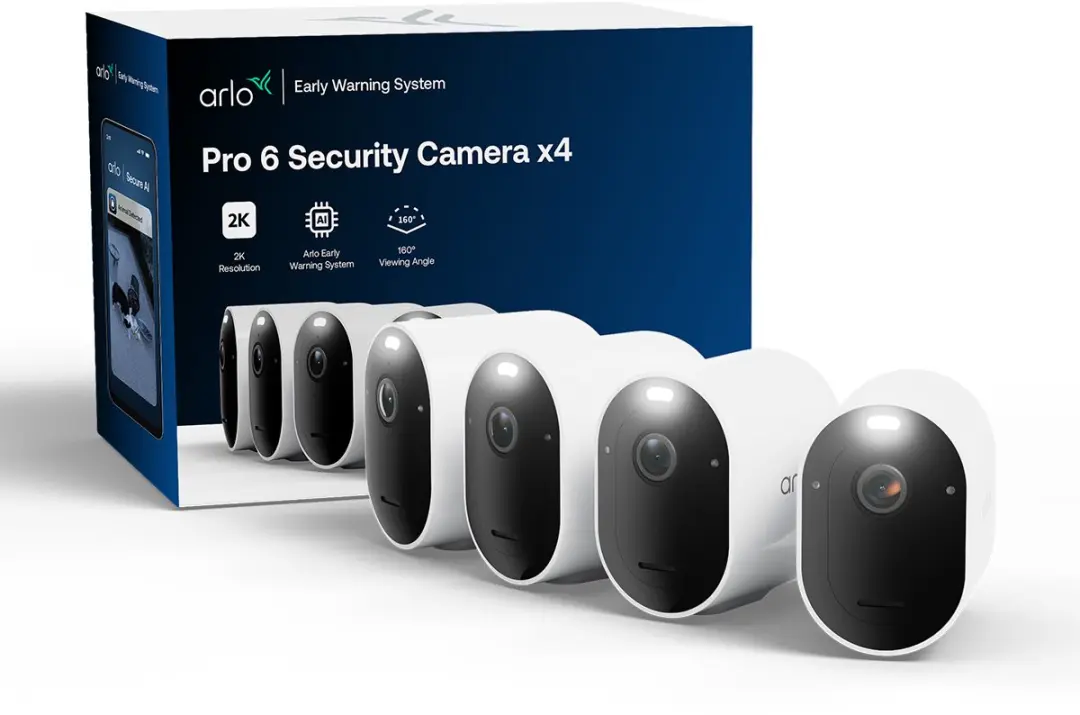 Arlo Pro 6 2K VMC4470P-100EUS Beveiligingscamera