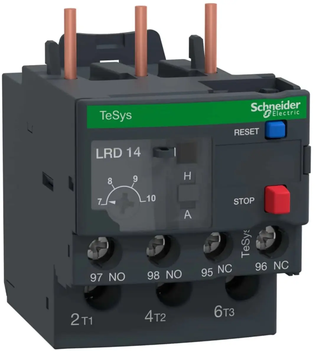 Schneider Electric LRD14 Motorbeveiligingsrelais - 10A - afbeelding 2 van 4