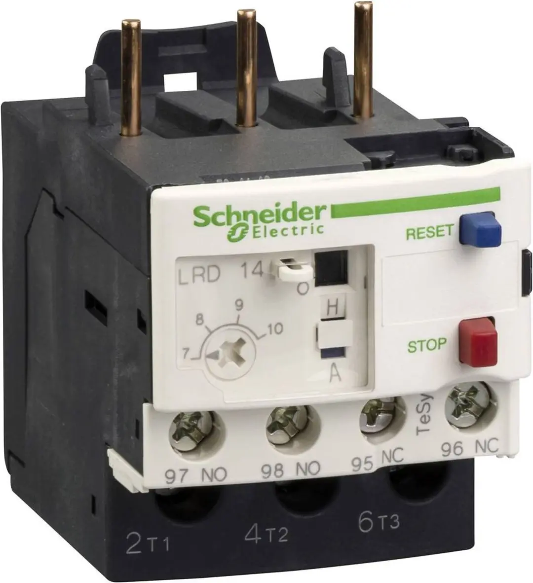 Schneider Electric LRD14 Motorbeveiligingsrelais - 10A - afbeelding 3 van 4