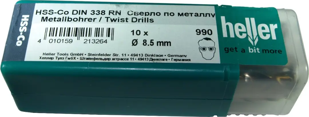 Heller 21326 4 HSS Metaalboor 8.5mm