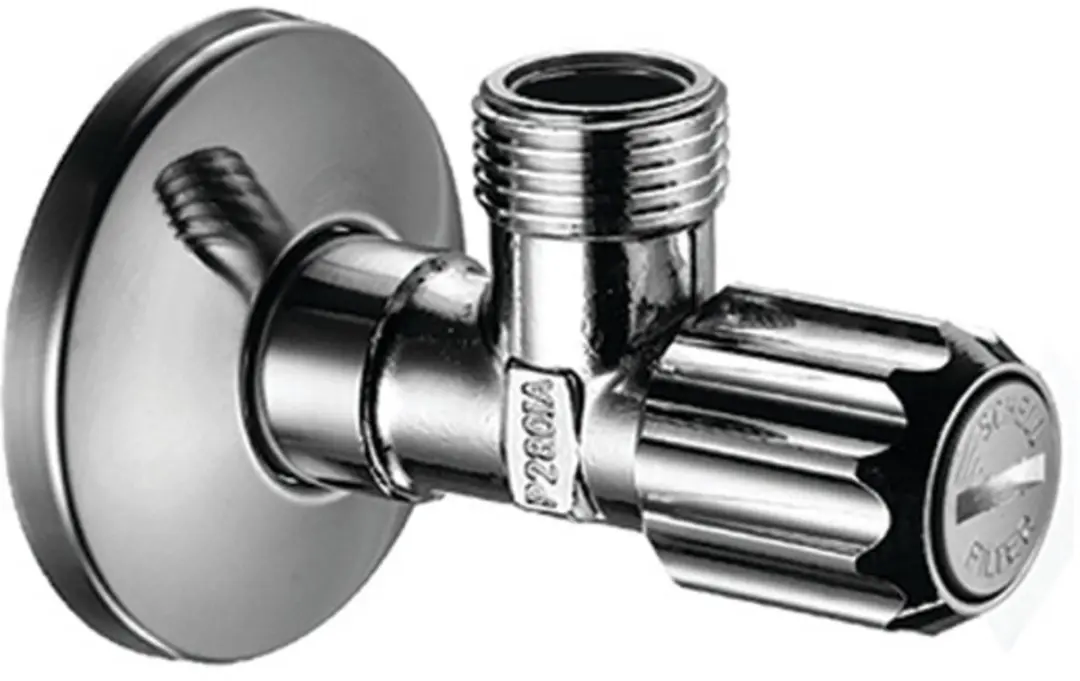 Hansgrohe Hoekstopkraan met Microfilter G 3/8 Chroom