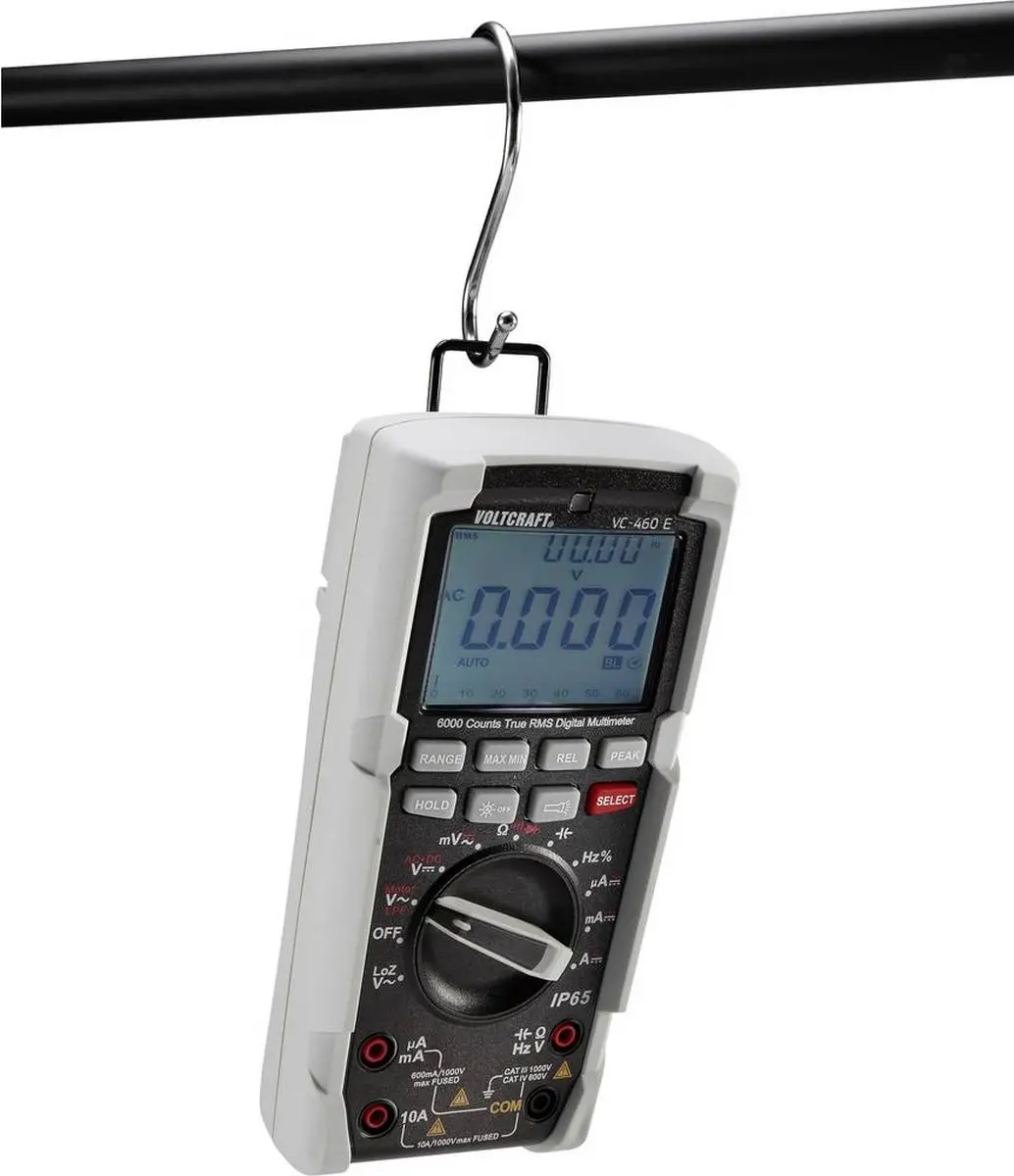 Voltcraft VC-460 E Multimeter - IP65 - CAT III 1000 V - afbeelding 3 van 6