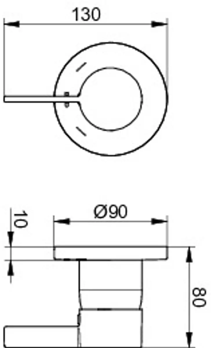 Keuco IXMO Eéngreepsmengkraan 59551379501 - Mat Zwart - afbeelding 4 van 4