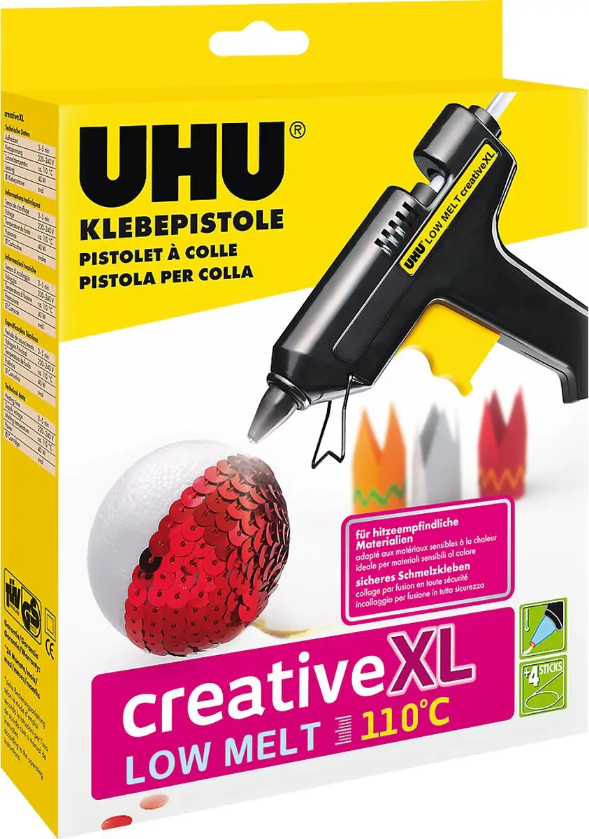 UHU Low Melt Creative XL Lijmpistool 11mm - 40W - afbeelding 3 van 5