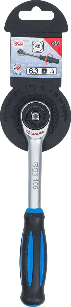BGS technic 105 Ratelsleutel met draaigreep 1/4 - afbeelding 6 van 6