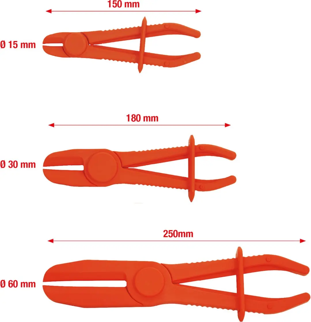 KS Tools - Pijptang Set - Drie Stuks - Efficiënt en Precies - afbeelding 3 van 6