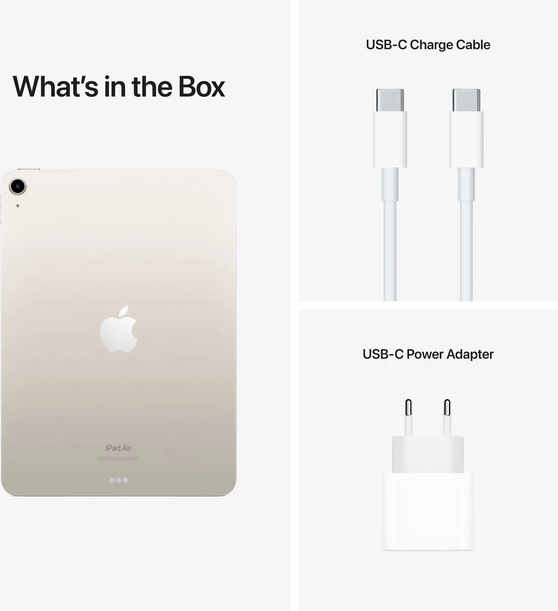 Apple iPad Air (2022) MM9F3NF/A - 64GB - Wit