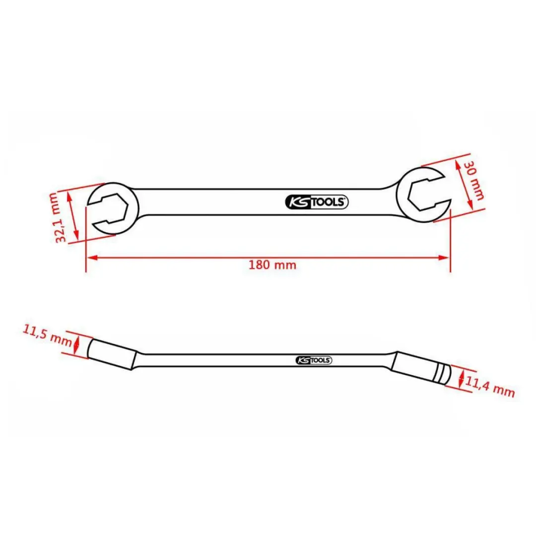 KS Tools CLASSIC 517.0264 Dubbele Ringsleutel - 17x19 mm - afbeelding 3 van 3