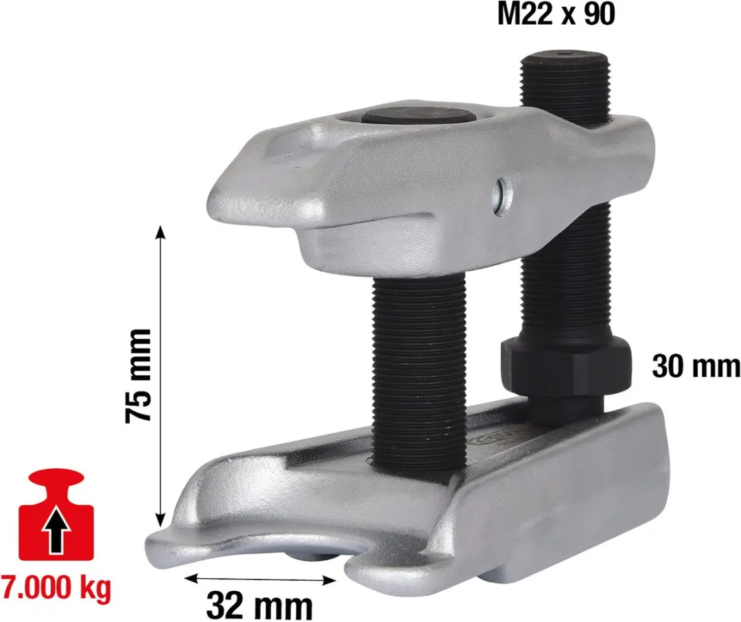 KS Tools 450.0070 Kogelgewrichtentrekker - 32mm - afbeelding 4 van 5