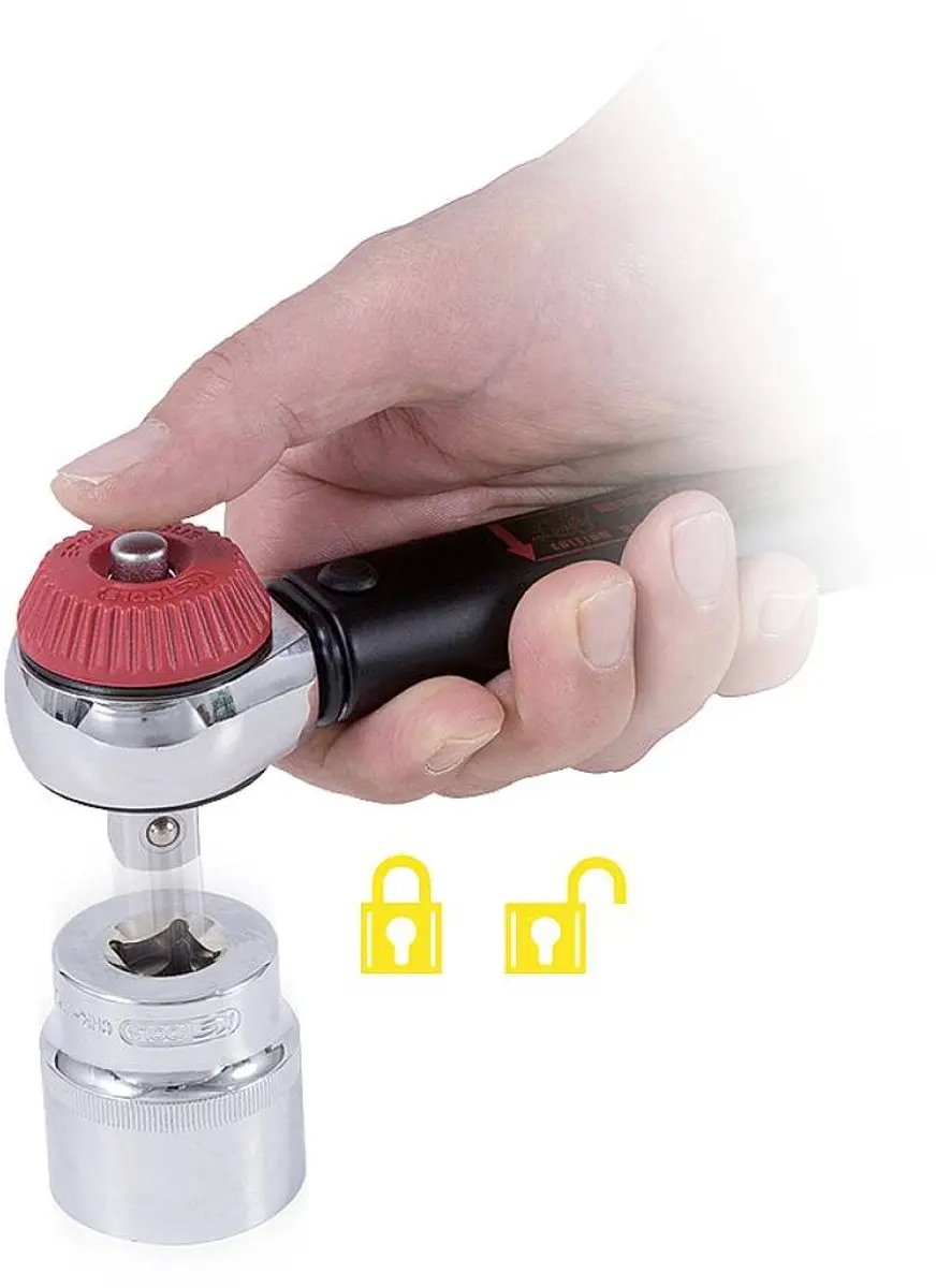 KS Tools ERGOTORQUE precision Momentsleutel - 40-200 Nm - afbeelding 4 van 6