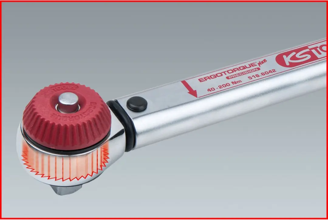 KS Tools ERGOTORQUE precision Momentsleutel - 40-200 Nm - afbeelding 2 van 6