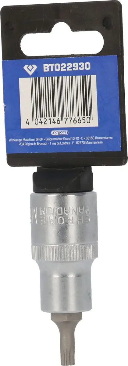 Brilliant Tools BT022930 Veelzahn-bit-dop 1/2" M5 55mm - afbeelding 2 van 4
