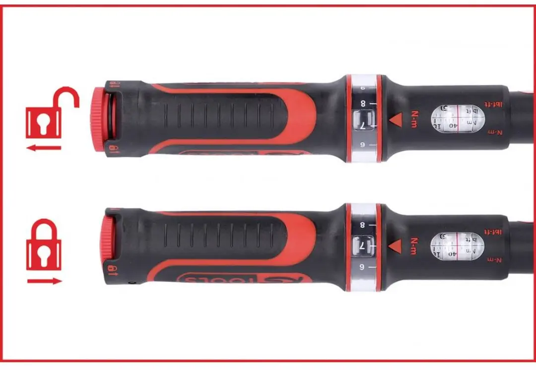 KS Tools ERGOTORQUE precision Momentsleutelset 1/2" 20-200 Nm - afbeelding 6 van 6