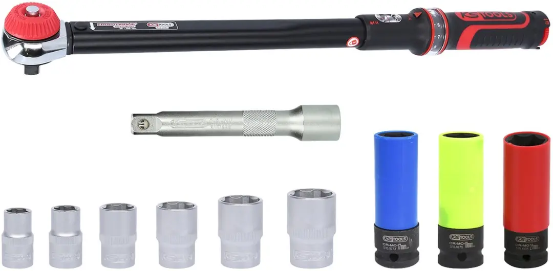 KS Tools ERGOTORQUE precision Momentsleutelset 1/2" 20-200 Nm - afbeelding 4 van 6