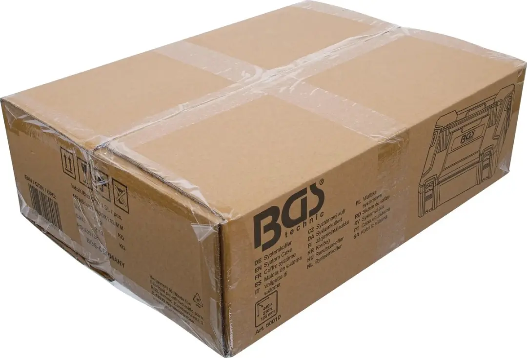 BGS technic Systeemkoffer S 80010 - Blauw - afbeelding 2 van 6