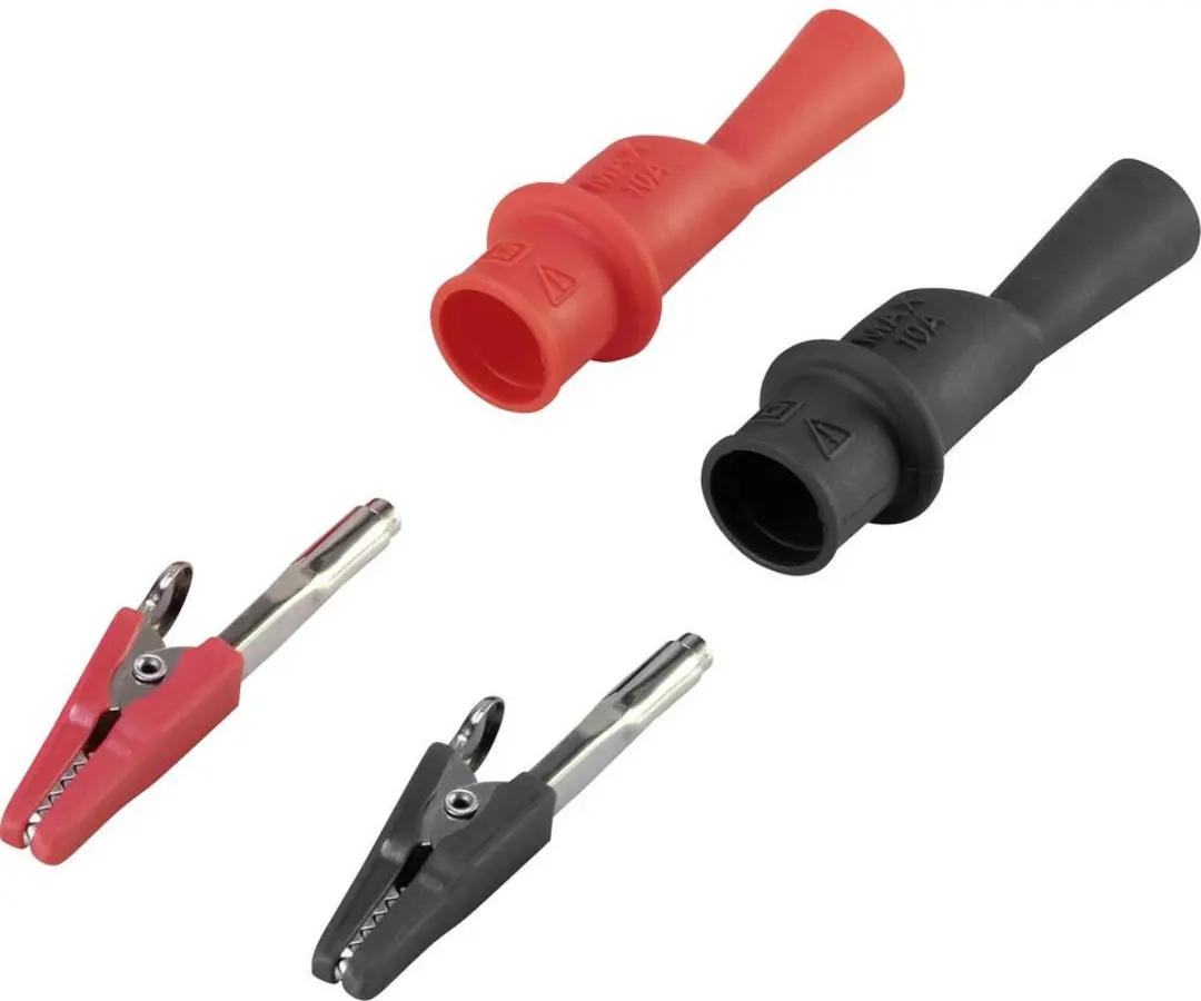 Voltcraft MSK-111 Krokodillenklem - 1000 V - Zwart/Rood - afbeelding 3 van 5