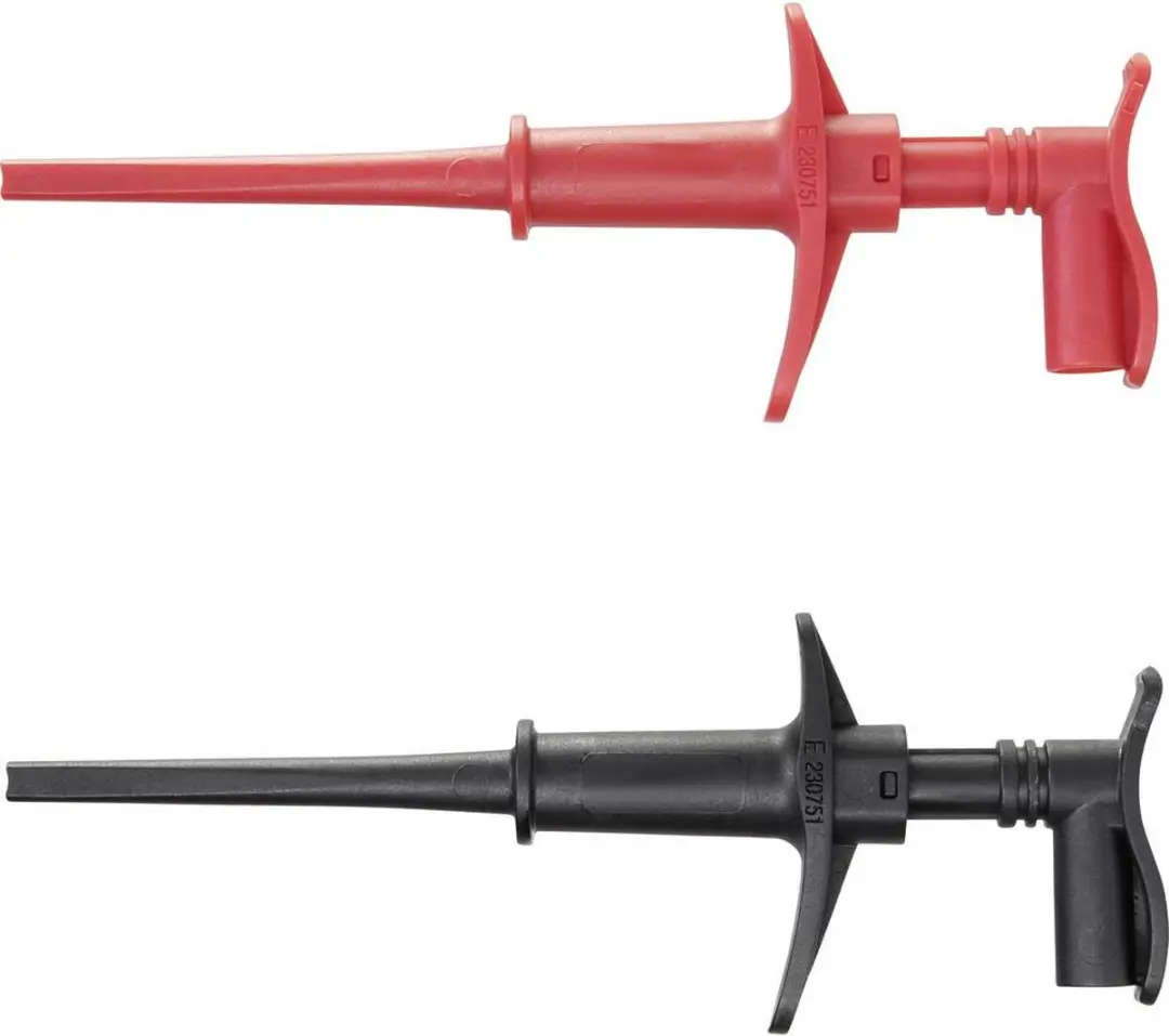 Voltcraft MSK-118 grijpklem bus 4 mm - CAT III 1000 V - Zwart/Rood - afbeelding 5 van 6