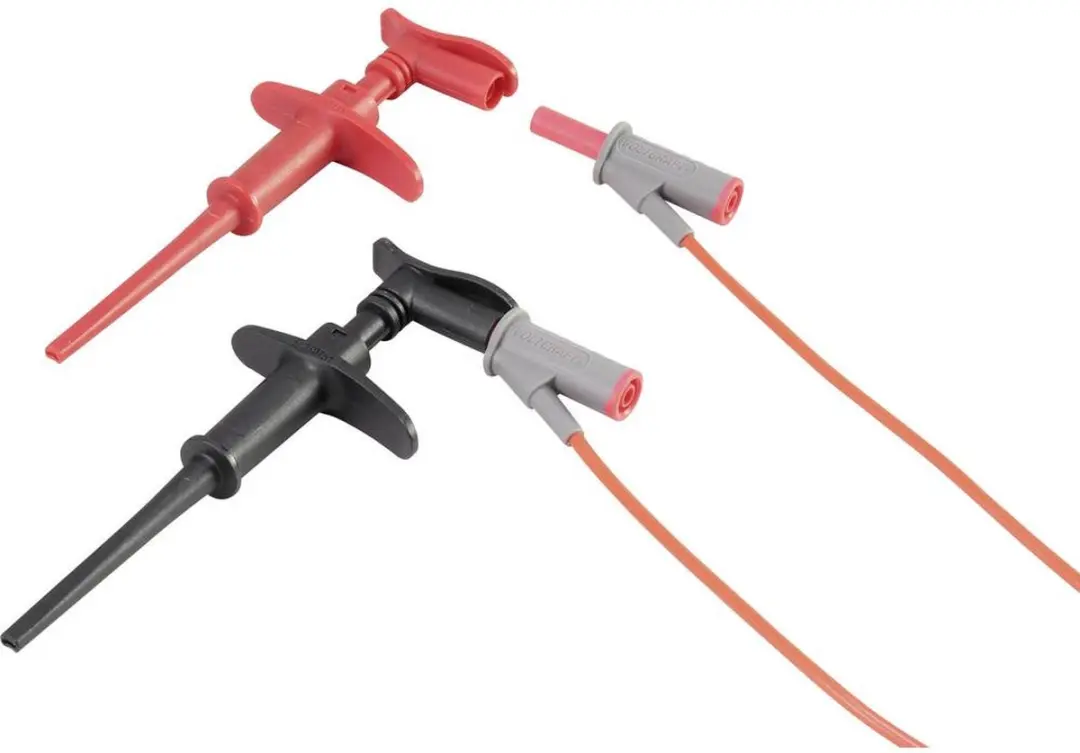 Voltcraft MSK-118 grijpklem bus 4 mm - CAT III 1000 V - Zwart/Rood - afbeelding 4 van 6