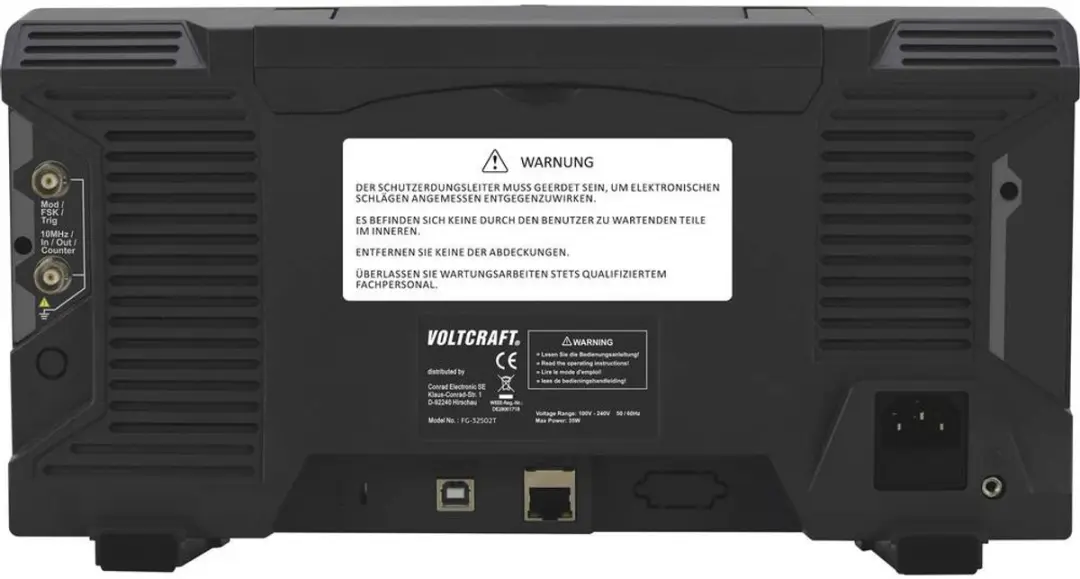Voltcraft FG-32502T Functiegenerator - 2-kanaals - afbeelding 6 van 6