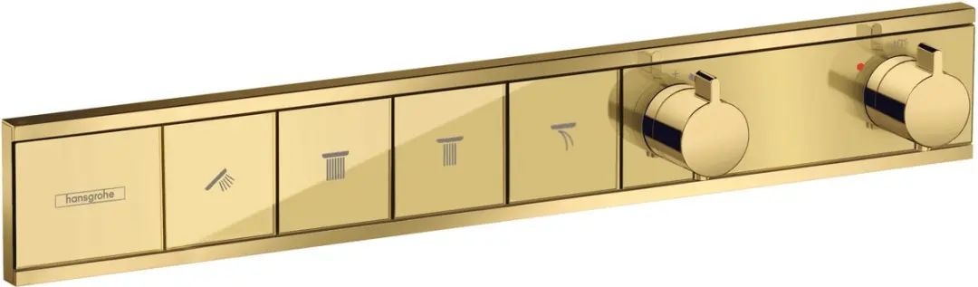 Hansgrohe RainSelect Thermostaat Afbouwset 15382990 - Goud - afbeelding 2 van 2