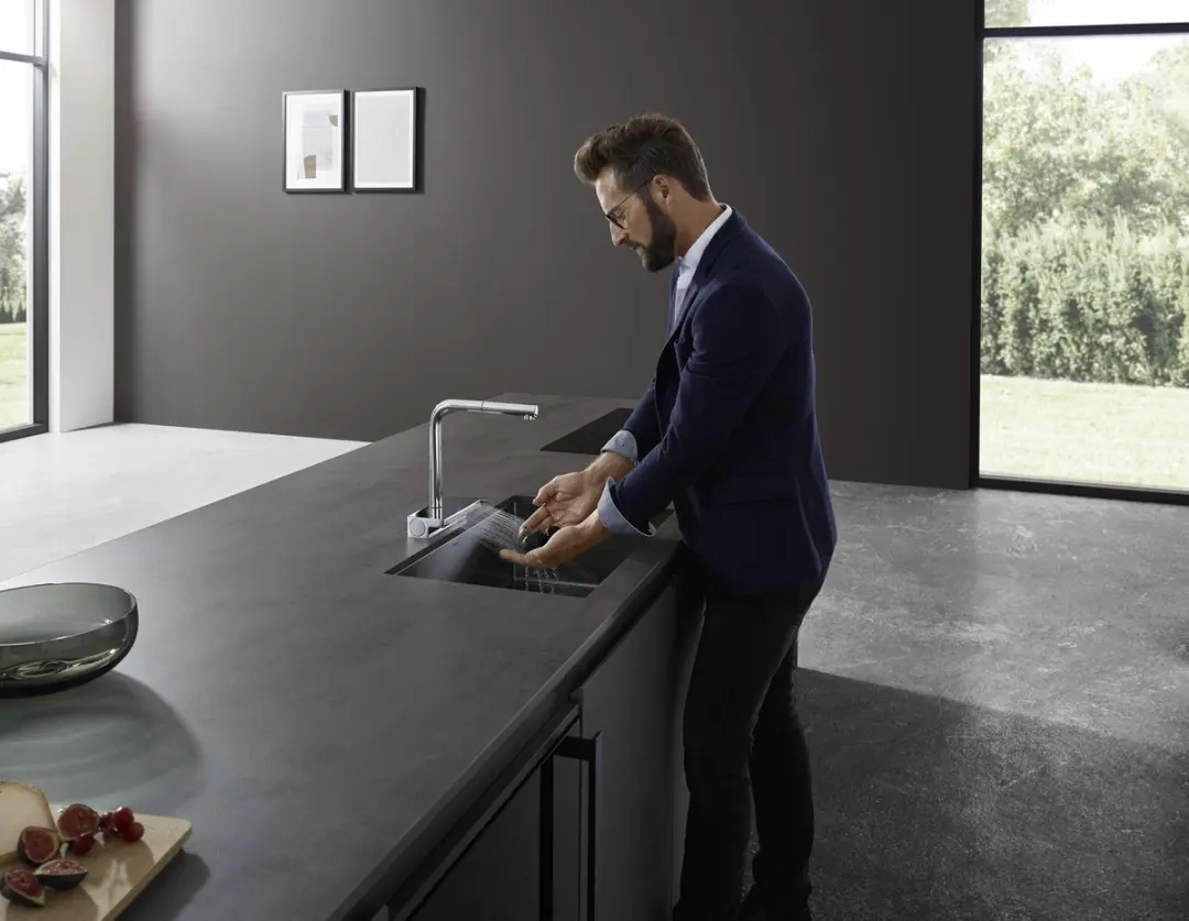 Hansgrohe Aquno Select M81 73836000 Keukenkraan - Chroom - afbeelding 2 van 6