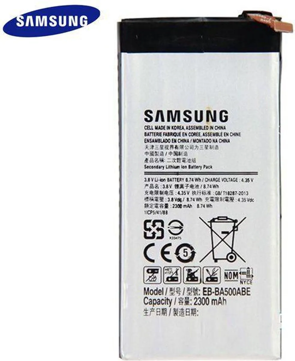 Samsung Galaxy A5 Originele Batterij EB-BA500ABE 2300mAh