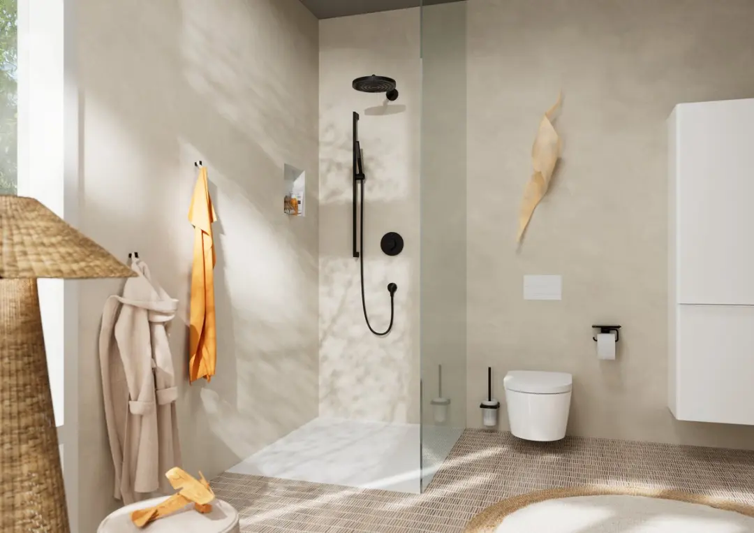 Hansgrohe ShowerSelect Comfort S Thermostaat 15554670 - Mat Zwart - afbeelding 3 van 6