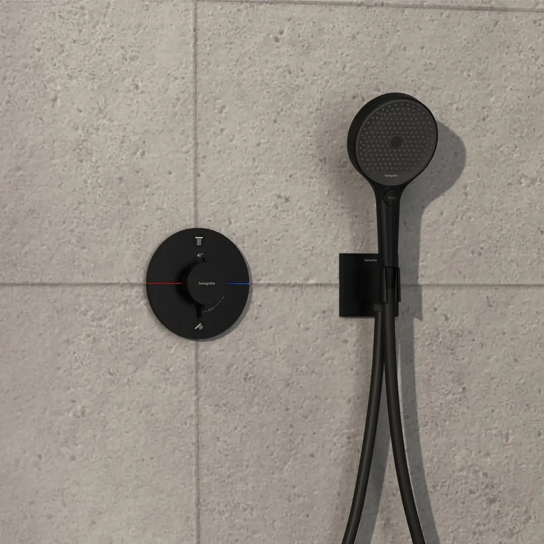 Hansgrohe ShowerSelect Comfort S Thermostaat 15554670 - Mat Zwart - afbeelding 4 van 6