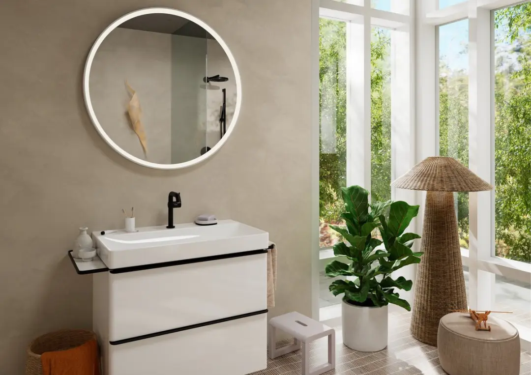 Hansgrohe ShowerSelect Comfort S Thermostaat 15554670 - Mat Zwart - afbeelding 5 van 6