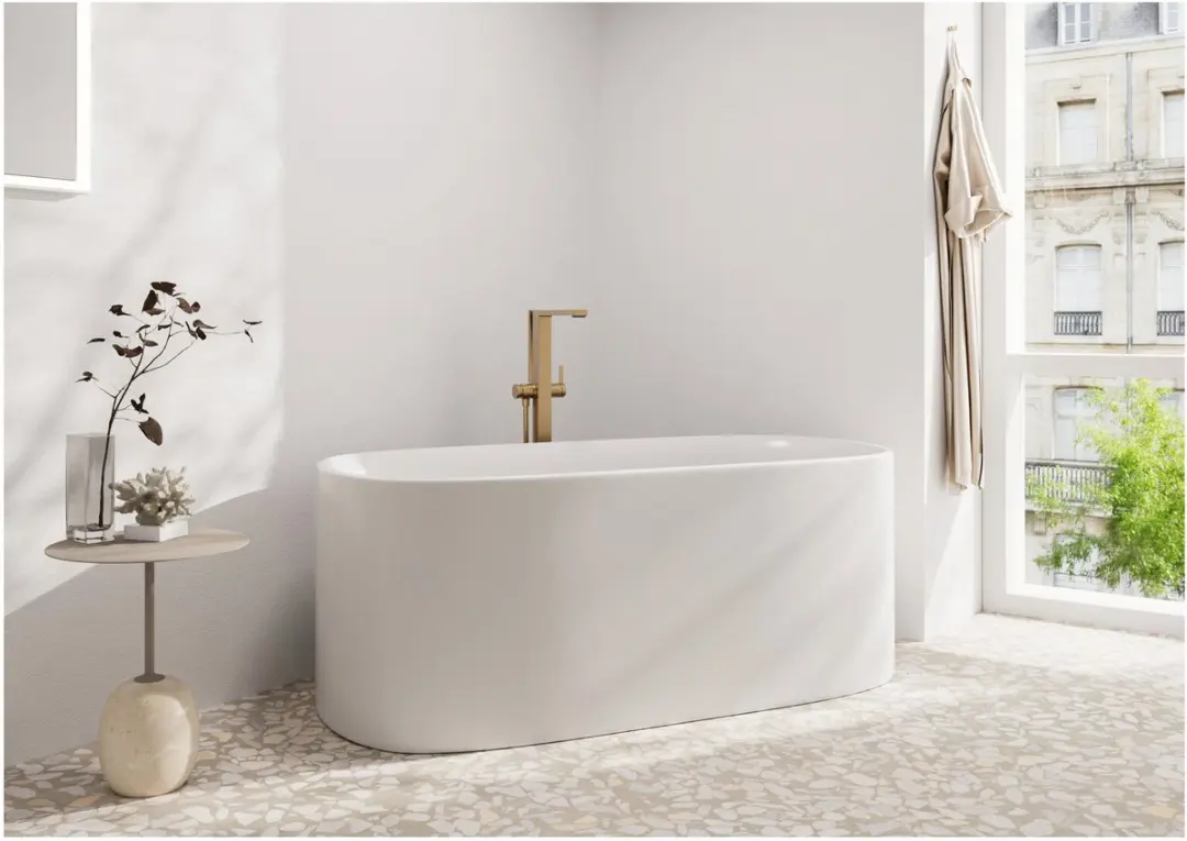 Hansgrohe Tecturis E Eengreeps badmengkraan vloermontage