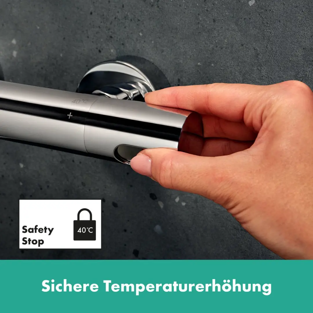 Hansgrohe Ecostat Element Opbouw Badthermostaat - Chroom - afbeelding 4 van 6