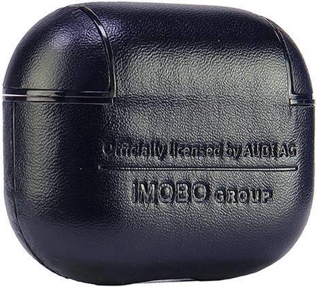 Audi Leather Big Logo AirPods Case - Zwart