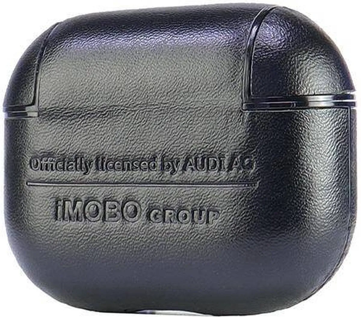 Audi Leather Big Logo AirPods Case - Zwart