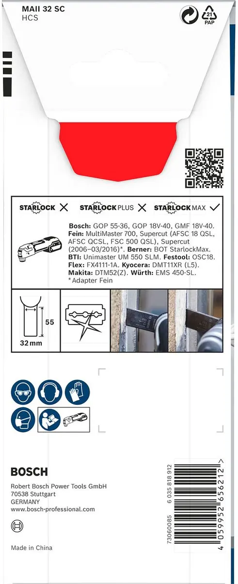 Bosch Professional Multitool 2608669142 - 32mm - afbeelding 6 van 6