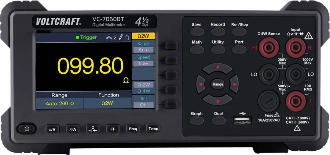 Voltcraft VC-7060BT Bench Multimeter Digitaal - 60000 counts - afbeelding 2 van 6