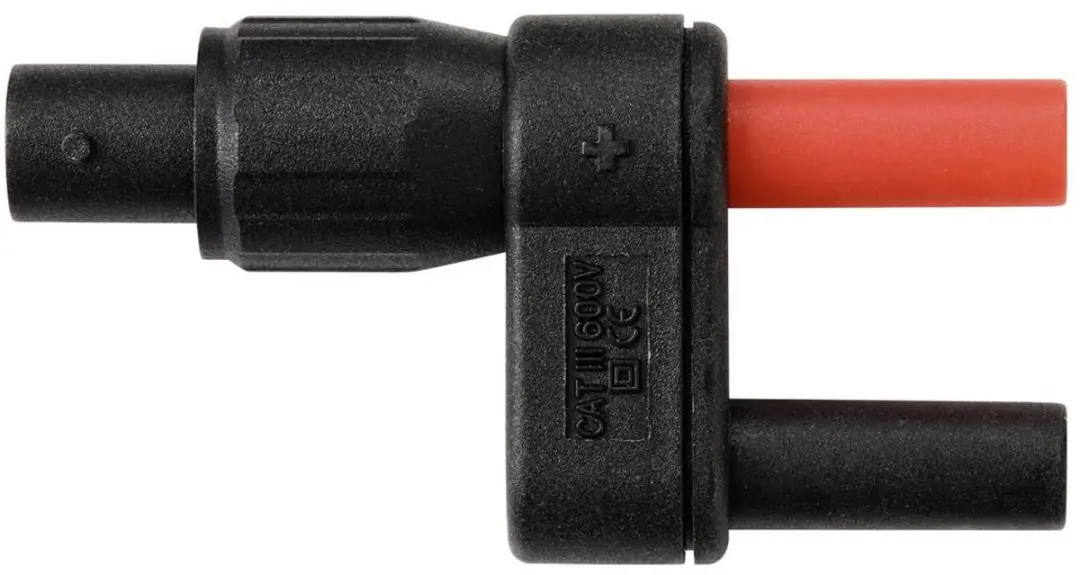 Voltcraft MSC-120 BNC-bus adapterstekker 4mm - Zwart - afbeelding 3 van 4