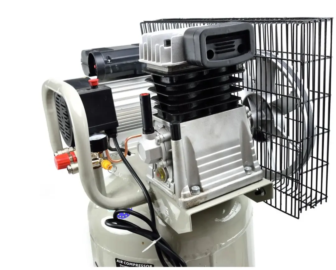 GEKO Verticale Oliecompressor 100L - 8 bar - 390 L/min - afbeelding 2 van 6