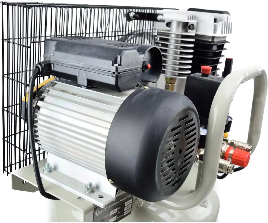 GEKO Verticale Oliecompressor 100L - 8 bar - 390 L/min - afbeelding 6 van 6