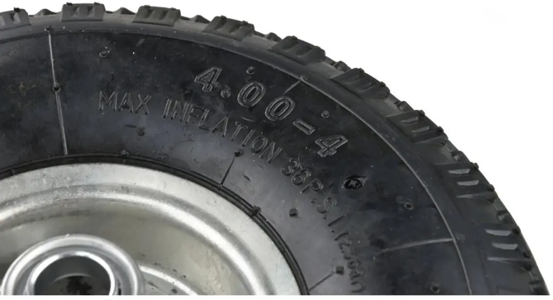GEKO G71005 Rubber wiel voor kar - 275mm - 90kg - afbeelding 2 van 2