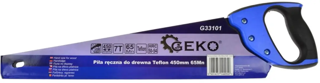 GEKO Teflon Handzaag G33101 - 450mm - Ergonomische Grip - afbeelding 2 van 2