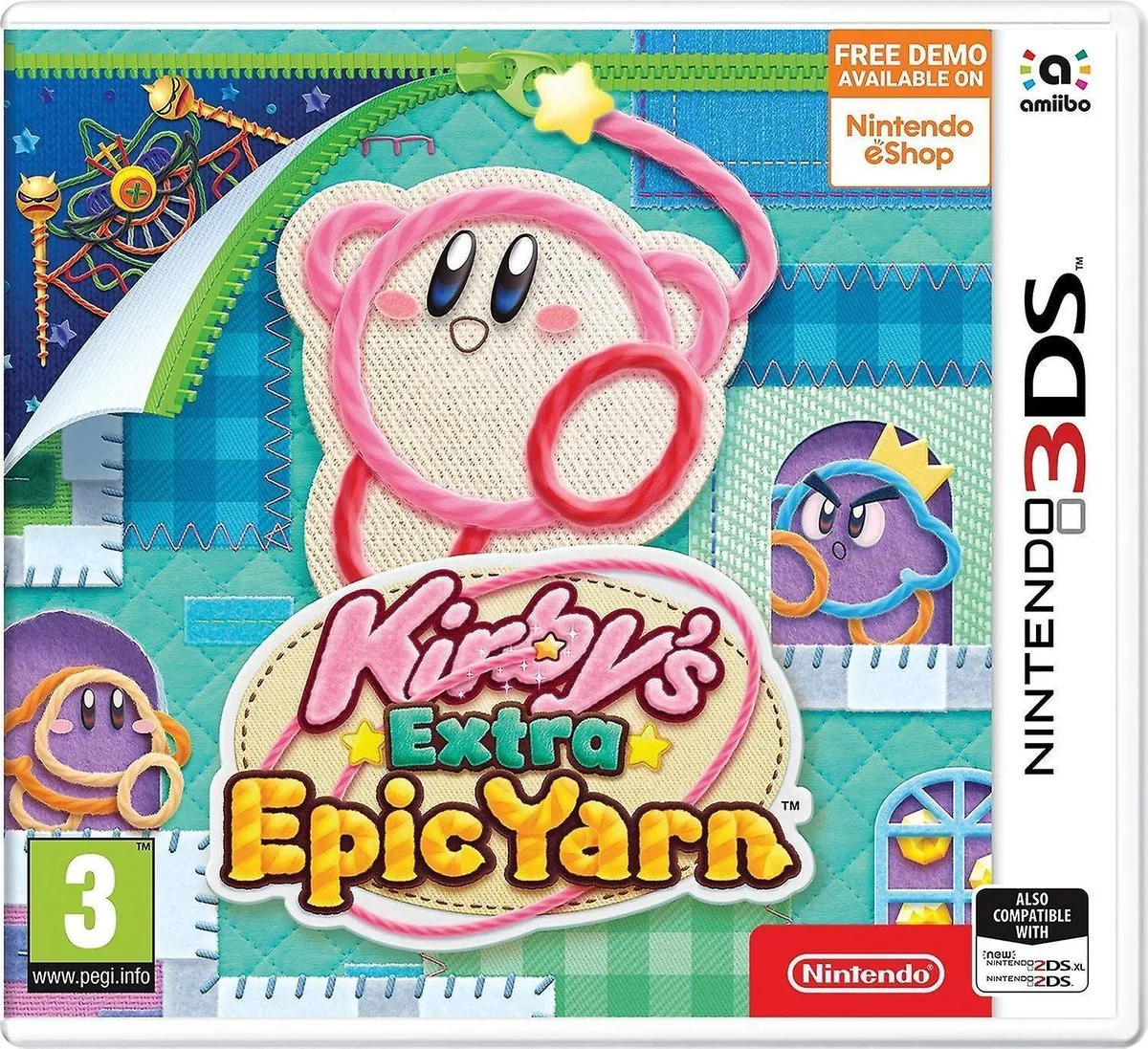 Nintendo Kirby's Extra Epic Yarn 3DS