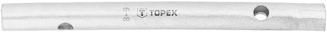 Topex Dubbele Buissleutel 8 x 9 mm